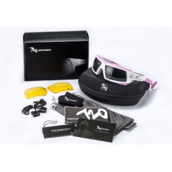 Armour Shark Polaroid Hvid/Pink incl. 2 st linser