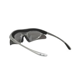 chokolade Svække Lade være med TW-337FV Cykelbrille med optisk indsats Mat Sølv - Solbriller med optisk  indsats - TW-Pro sport sunglasses
